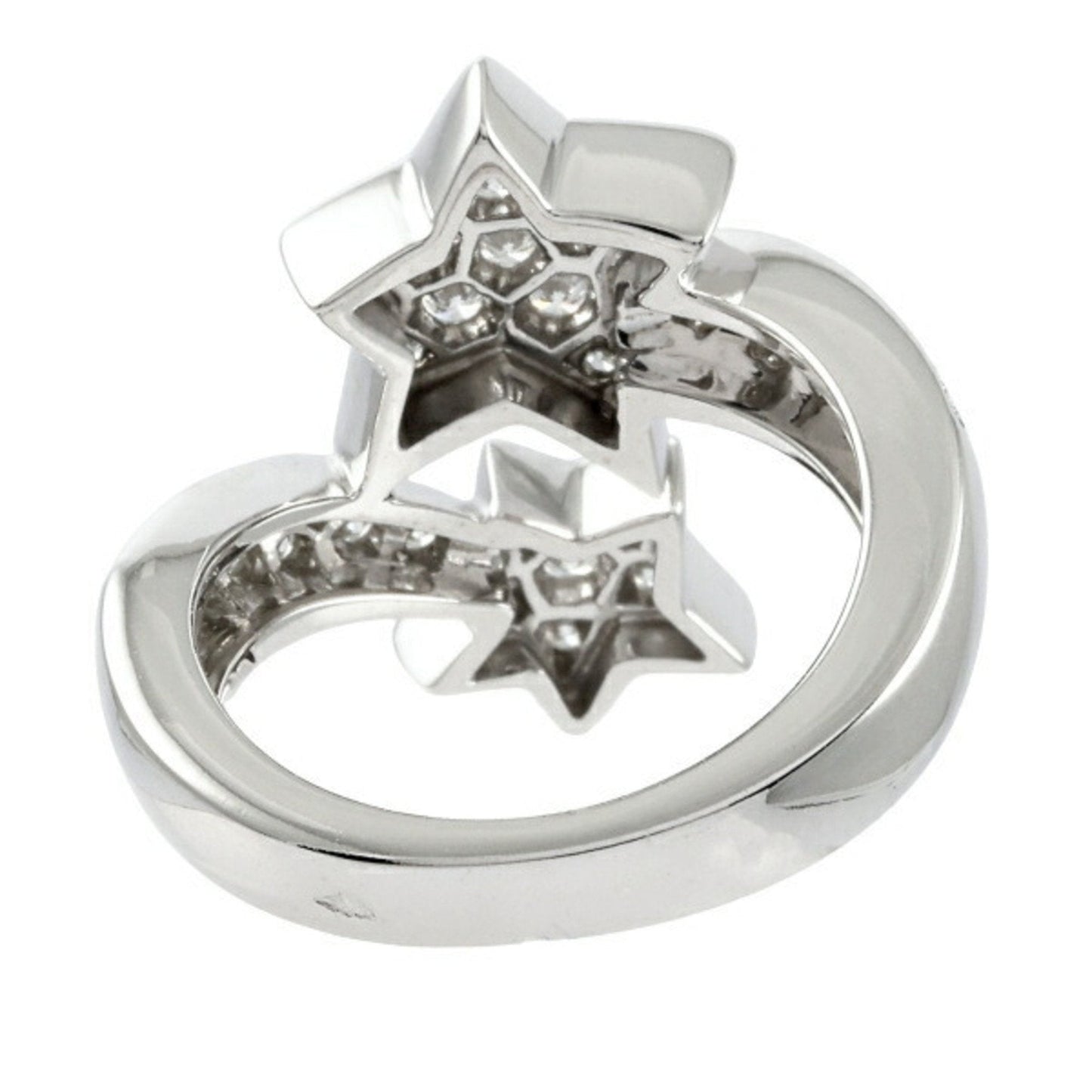 CHANEL Comet Collection Star K18WG White Gold Ring