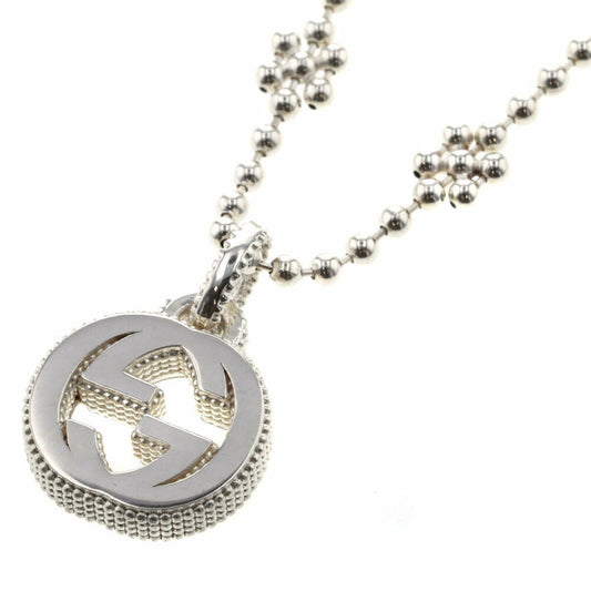 Gucci Necklace Interlocking G Flower Silver 925 Ladies Gucci