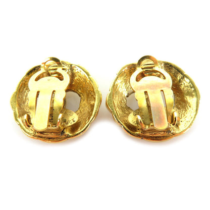 CHANEL earrings here mark metal gold ladies