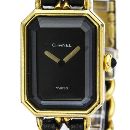 CHANEL Premiere Size L Gold Plated Quartz Ladies Watch H0001 BF563415