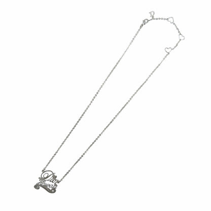 Christian Dior Metal Silver Necklace 0053Christian