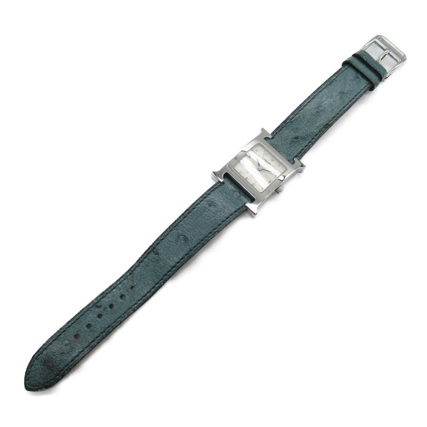 HERMES H watch Wrist Watch watch Wrist Watch HH1.210 Quartz Silver Stainless Steel Leather belt