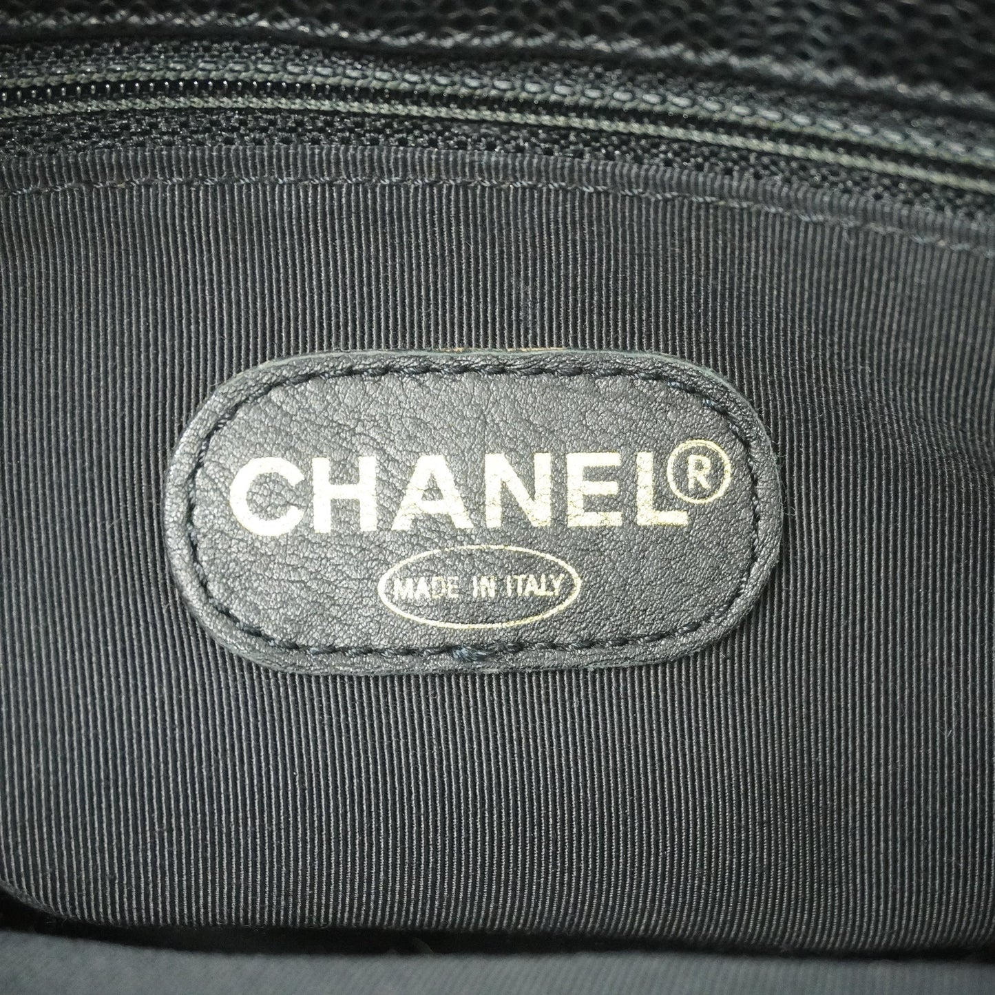 CHANEL   Tote Bag Women's Caviar Leather Black