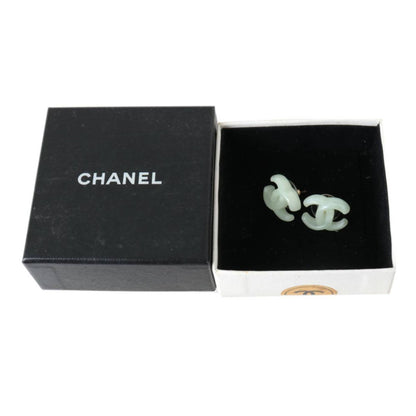 CHANEL/CHANEL Coco Mark Earrings Green SS 02???P 2g