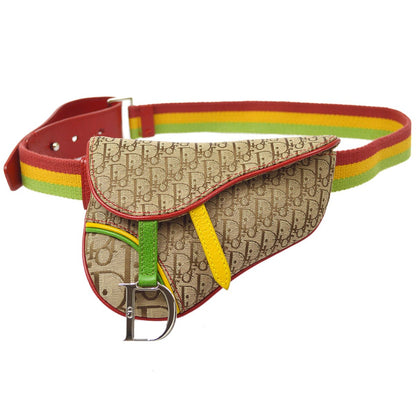 CHRISTIAN DIOR 2004 Rasta Trotter Saddle Belt Bag #85 10331