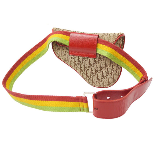 CHRISTIAN DIOR 2004 Rasta Trotter Saddle Belt Bag #85 10331