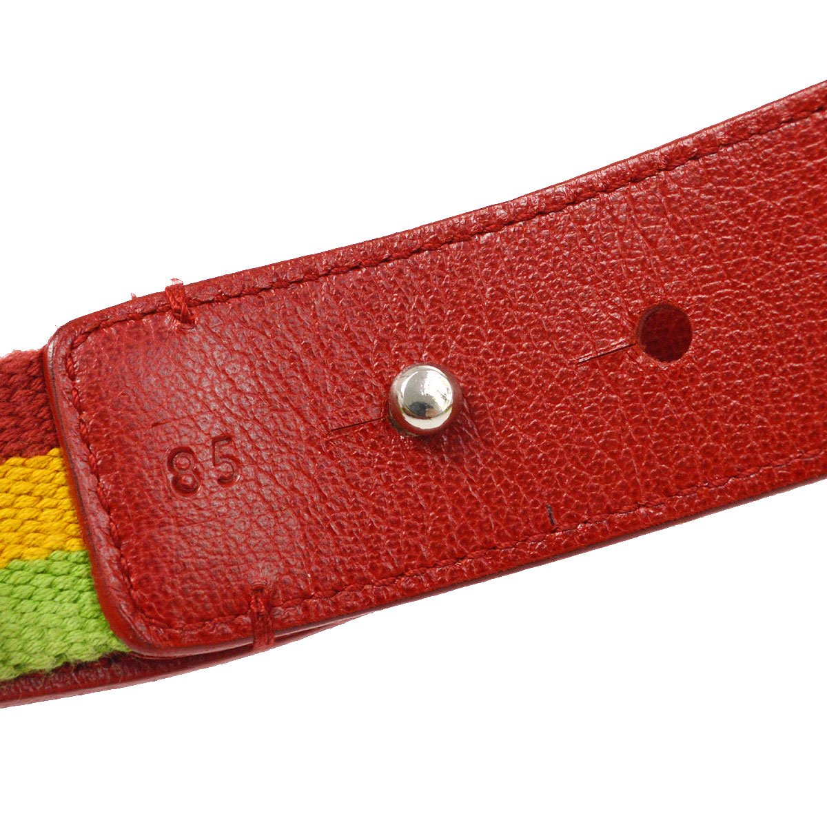 CHRISTIAN DIOR 2004 Rasta Trotter Saddle Belt Bag #85 10331