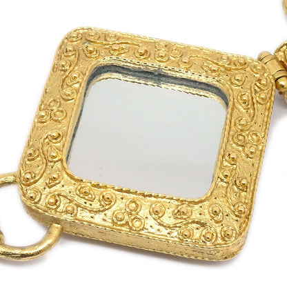 CHANEL 1994 Bell Mirror Gold Chain Pendant Necklace 60002