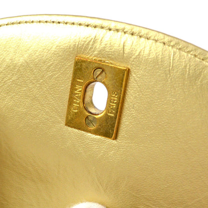 CHANEL 1991-1994 Gold Lambskin DUMA Backpack Medium GS01603c