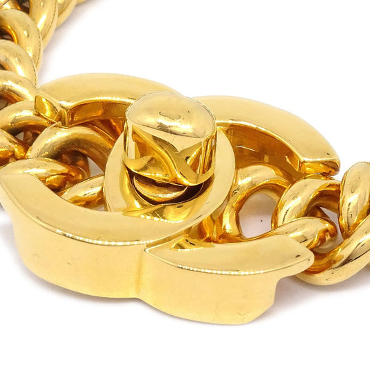 CHANEL 1995 Turnlock Bracelet Gold 70610