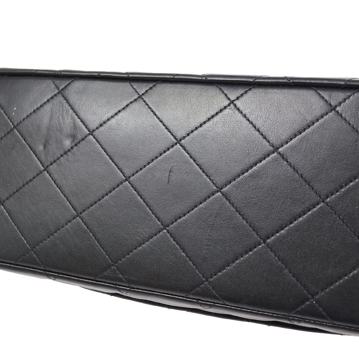 CHANEL 1991-1994 Classic Flap Maxi Black Lambskin 80784