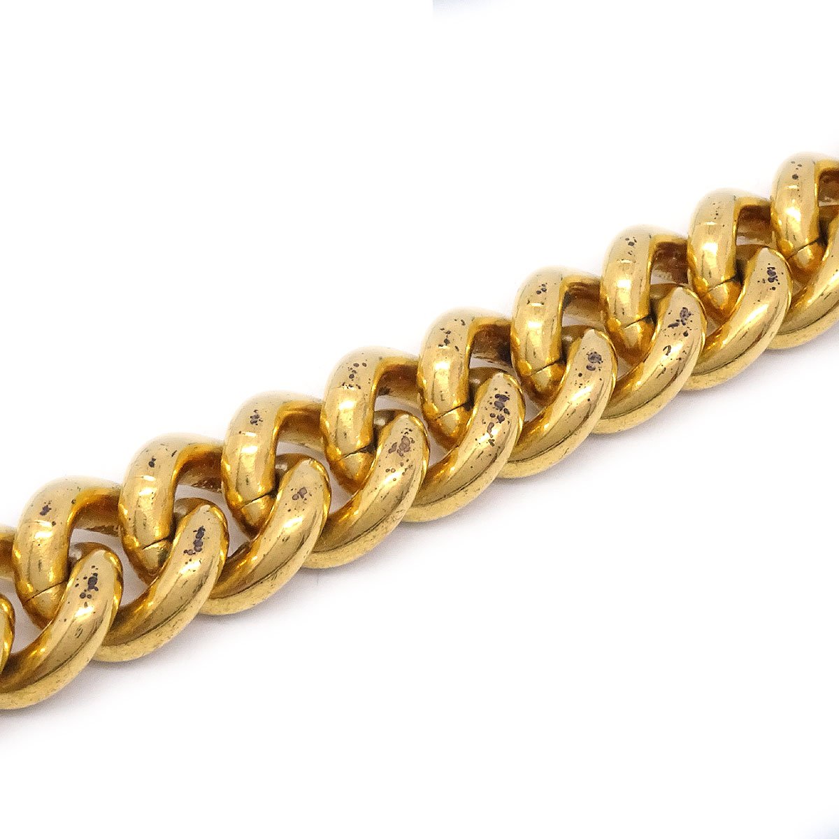 CHANEL 1996 Gold CC Turnlock Bracelet AK31619c