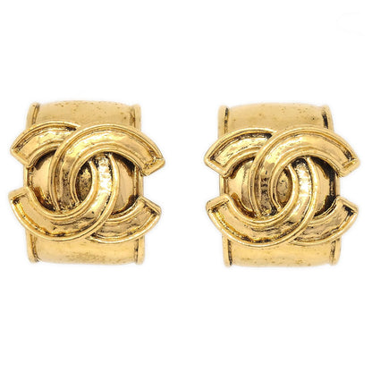 CHANEL Gold Earrings Clip-On 94P AK17181e