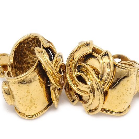 CHANEL Gold Earrings Clip-On 94P AK17181e