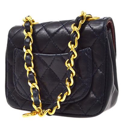 CHANEL★ 1990s Lambskin Belt Bag Micro 72875