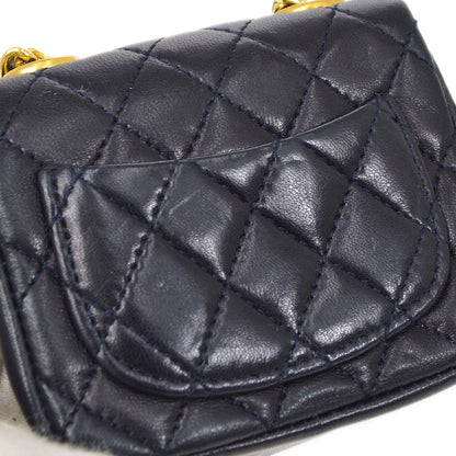 CHANEL★ 1990s Lambskin Belt Bag Micro 72875