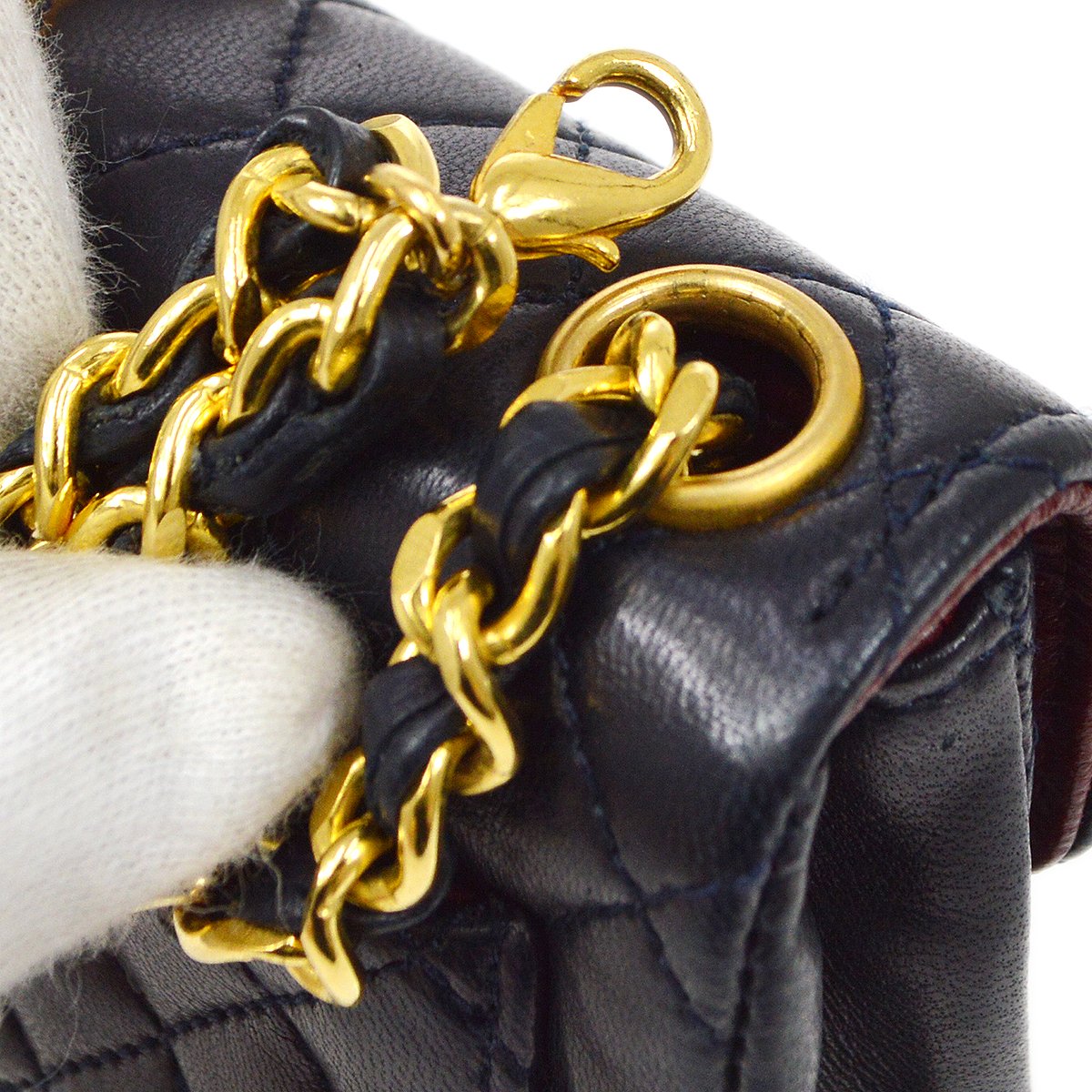 CHANEL★ 1990s Lambskin Belt Bag Micro 72875