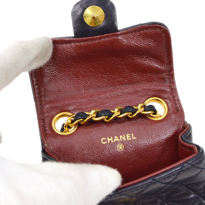 CHANEL★ 1990s Lambskin Belt Bag Micro 72875