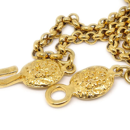 CHANEL 1995 Gold CC Pendant Necklace 41501