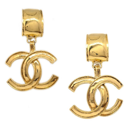 CHANEL 1994 CC Dangle Earrings Small 12098