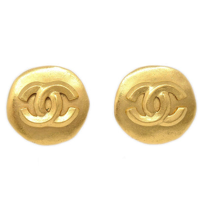 CHANEL 1996 CC Earrings Medium 03516