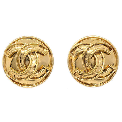 CHANEL 1994 Round Earrings Small AK38336k