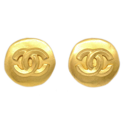 CHANEL 1996 CC Earrings Medium 21569