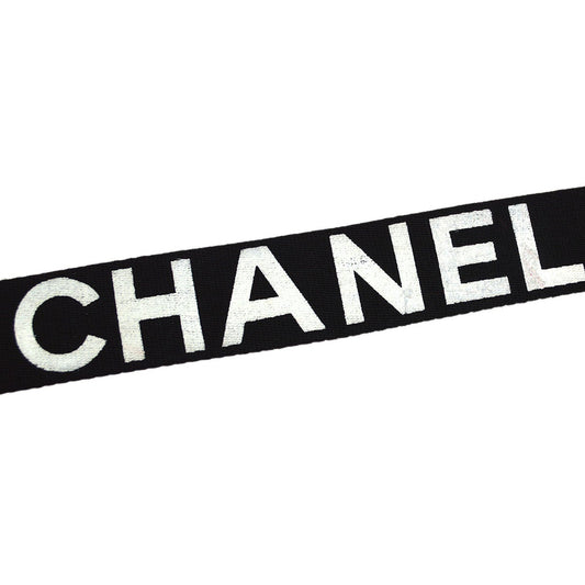 CHANEL 1994 GI Belt Black Gold #75 20654