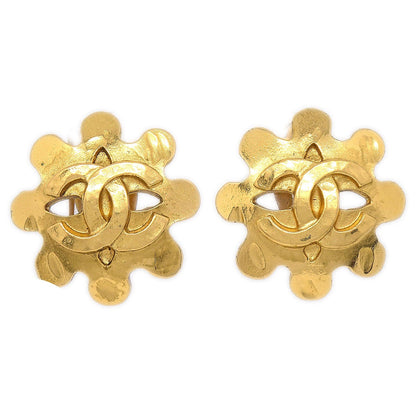 CHANEL Earrings Clip-On Gold 06233