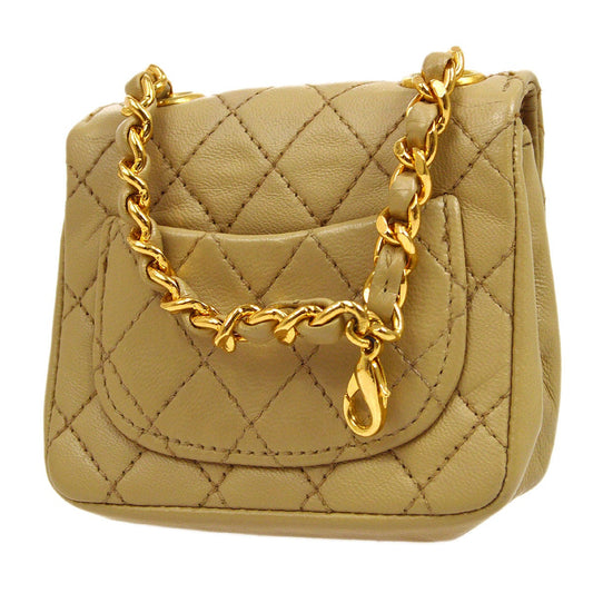 CHANEL★ 1989 Lambskin Belt Bag Micro 04380