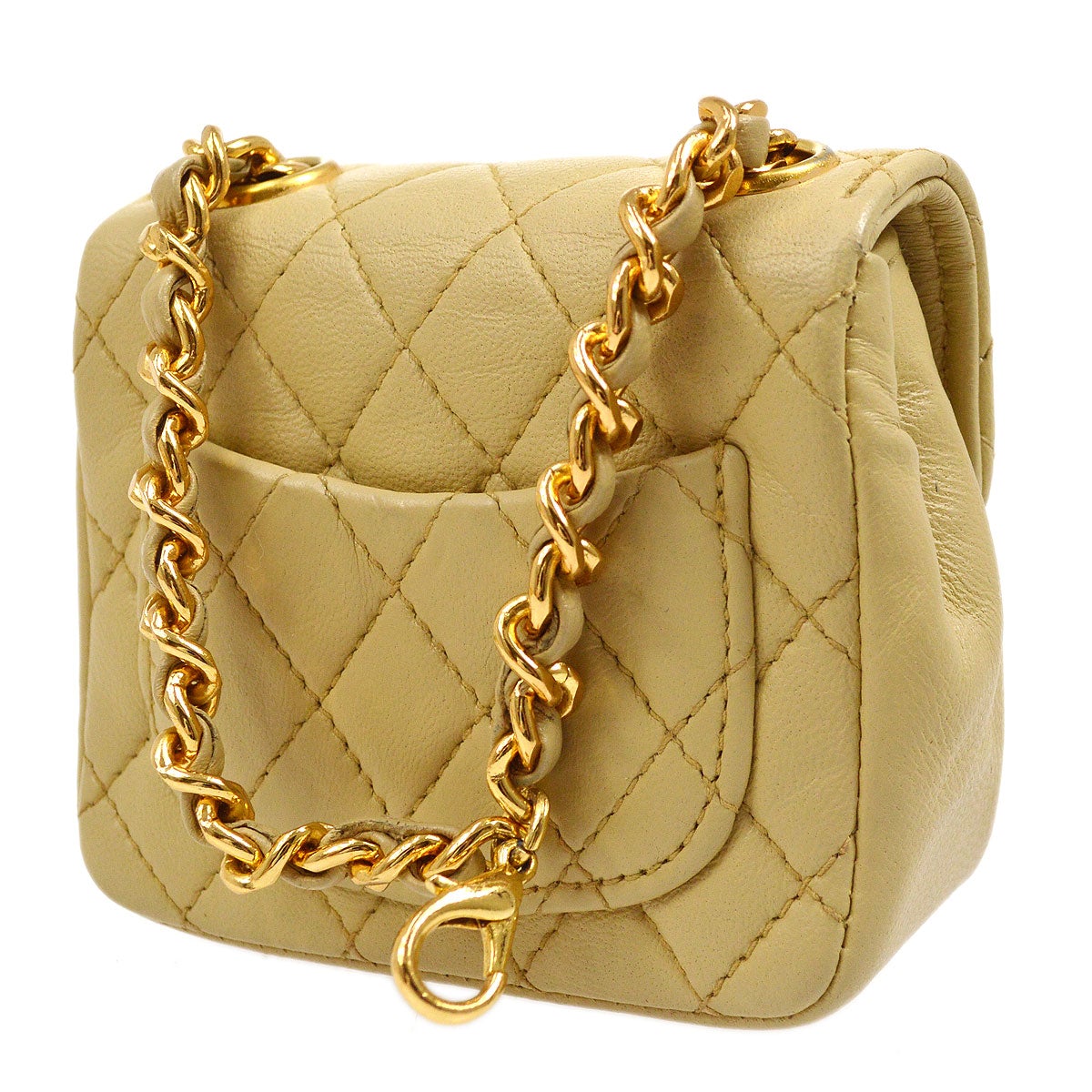 CHANEL 1990s Lambskin Belt Bag Micro 02203