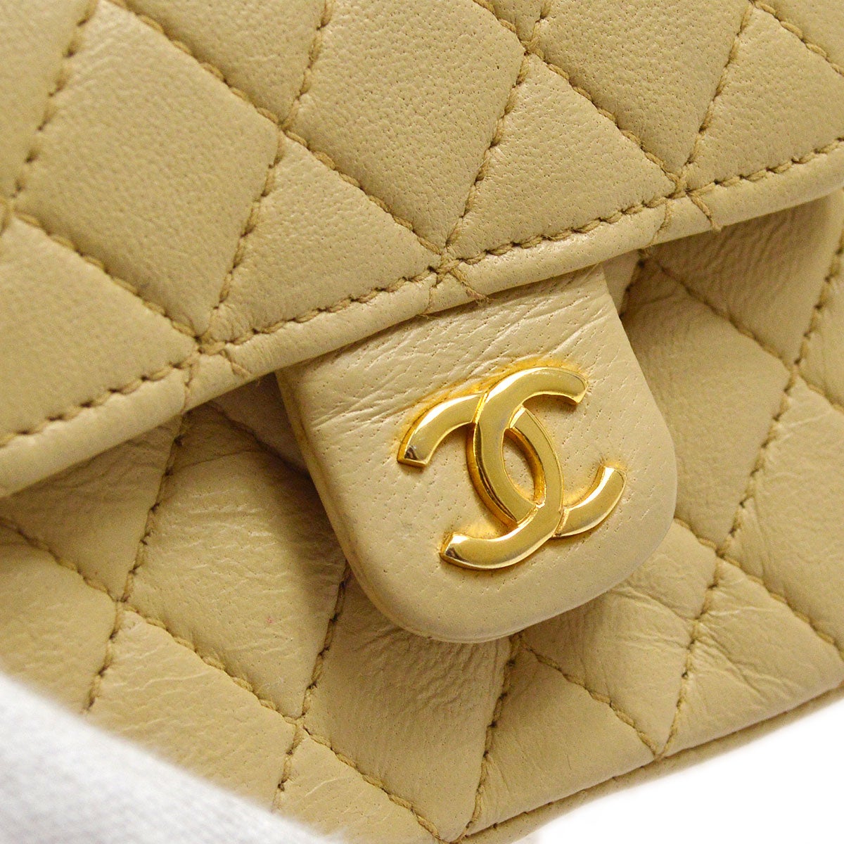 CHANEL 1990s Lambskin Belt Bag Micro 02203