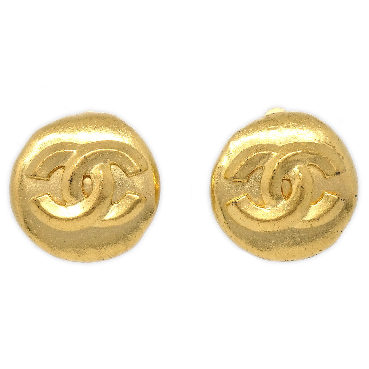 CHANEL 1996 CC Earrings Small AK38419h