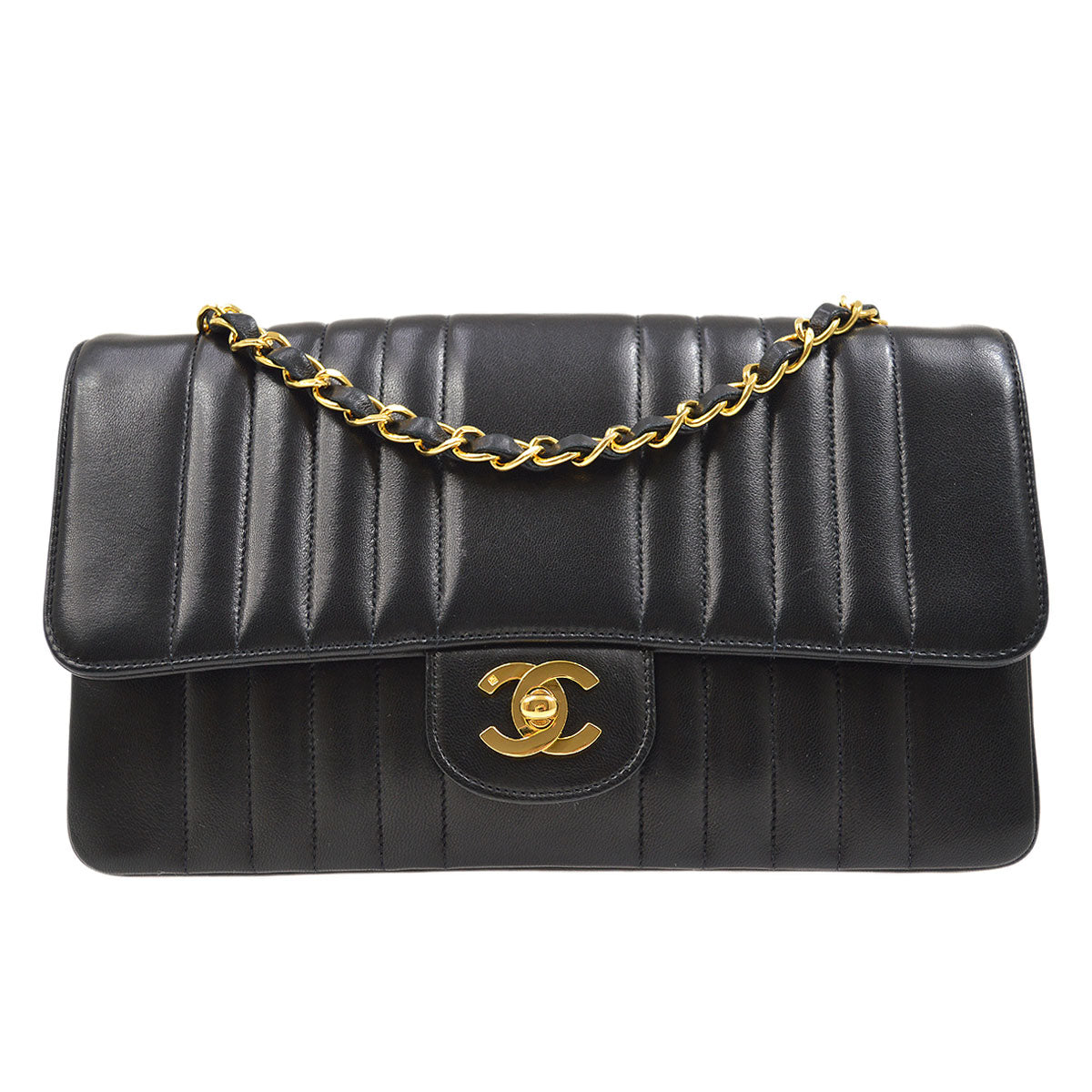 CHANEL 1991-1994 Vertical Classic Single Flap Medium 43592