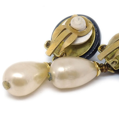 CHANEL Imitation Pearl Earrings 94P 63551