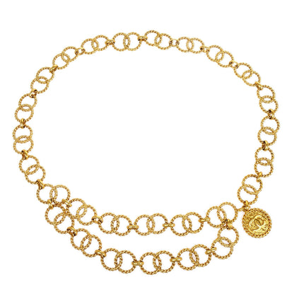 CHANEL 1988 Medallion Chain Belt 94762