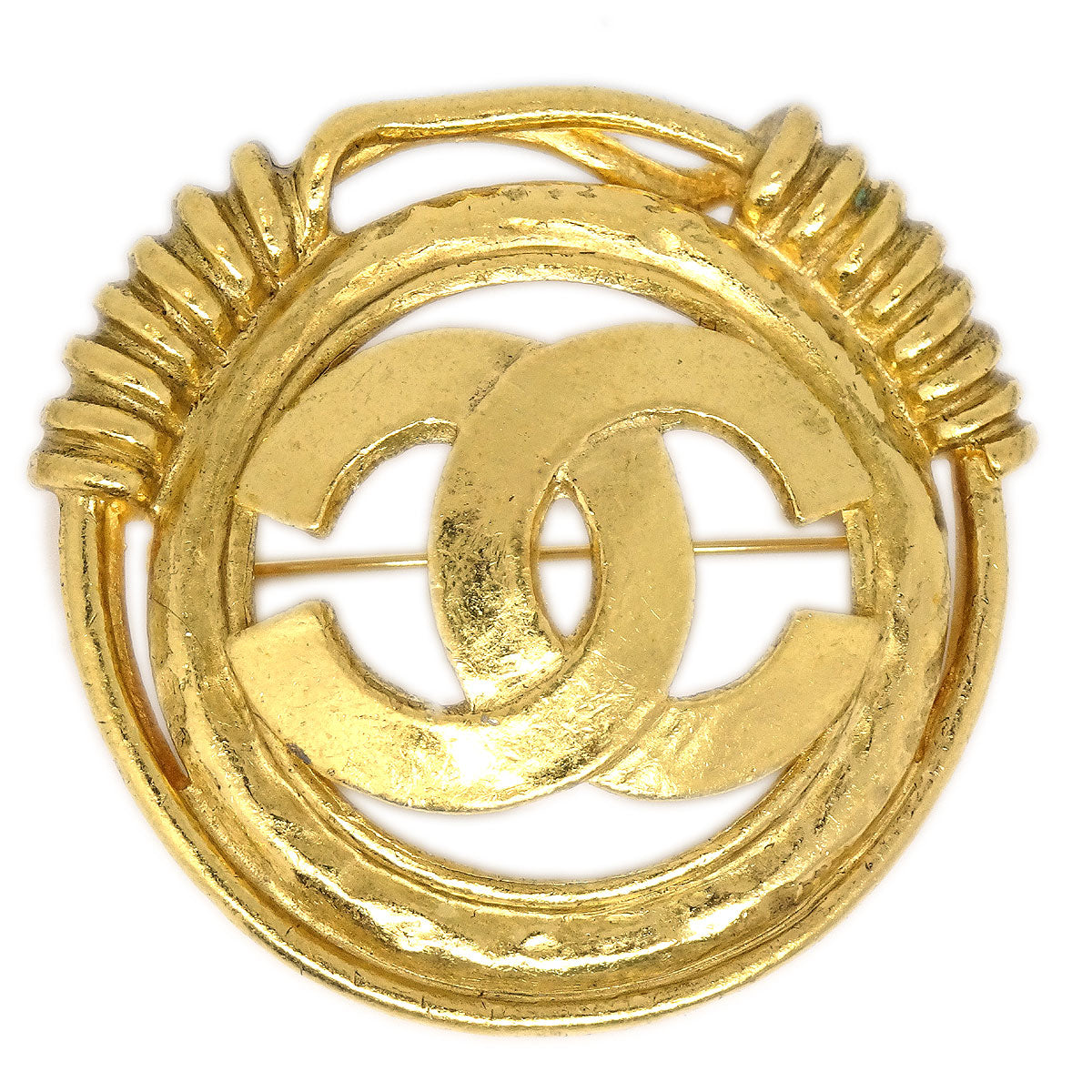 CHANEL 1994 CC Spring Border Brooch Medium 64428