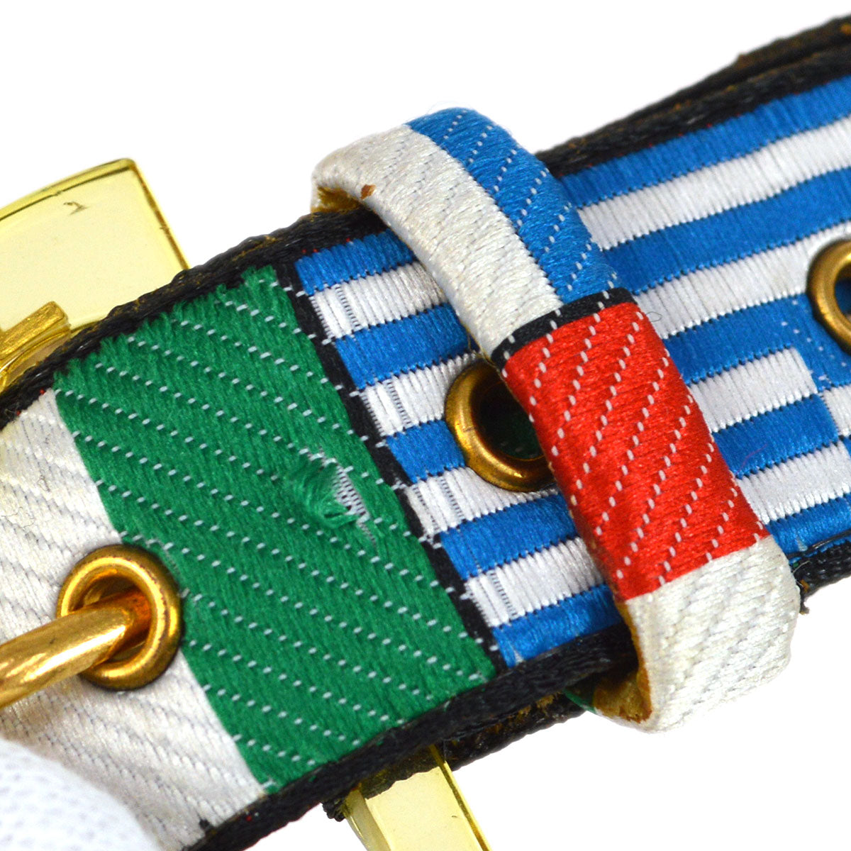 CHANEL 1995 National Flag Belt #70 75258