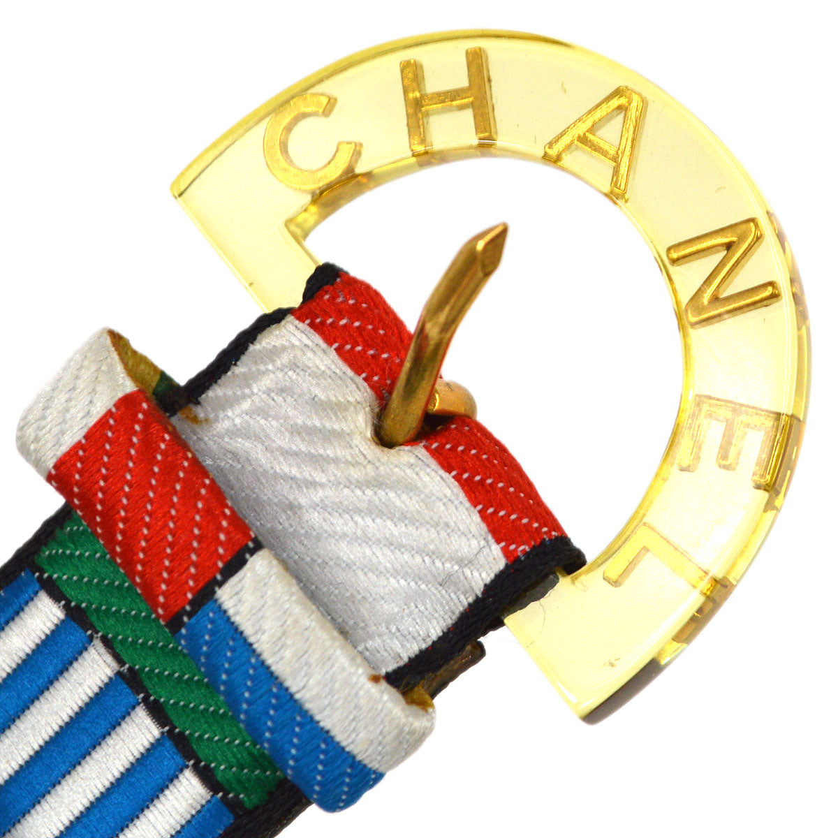 CHANEL 1995 National Flag Belt #70 75258