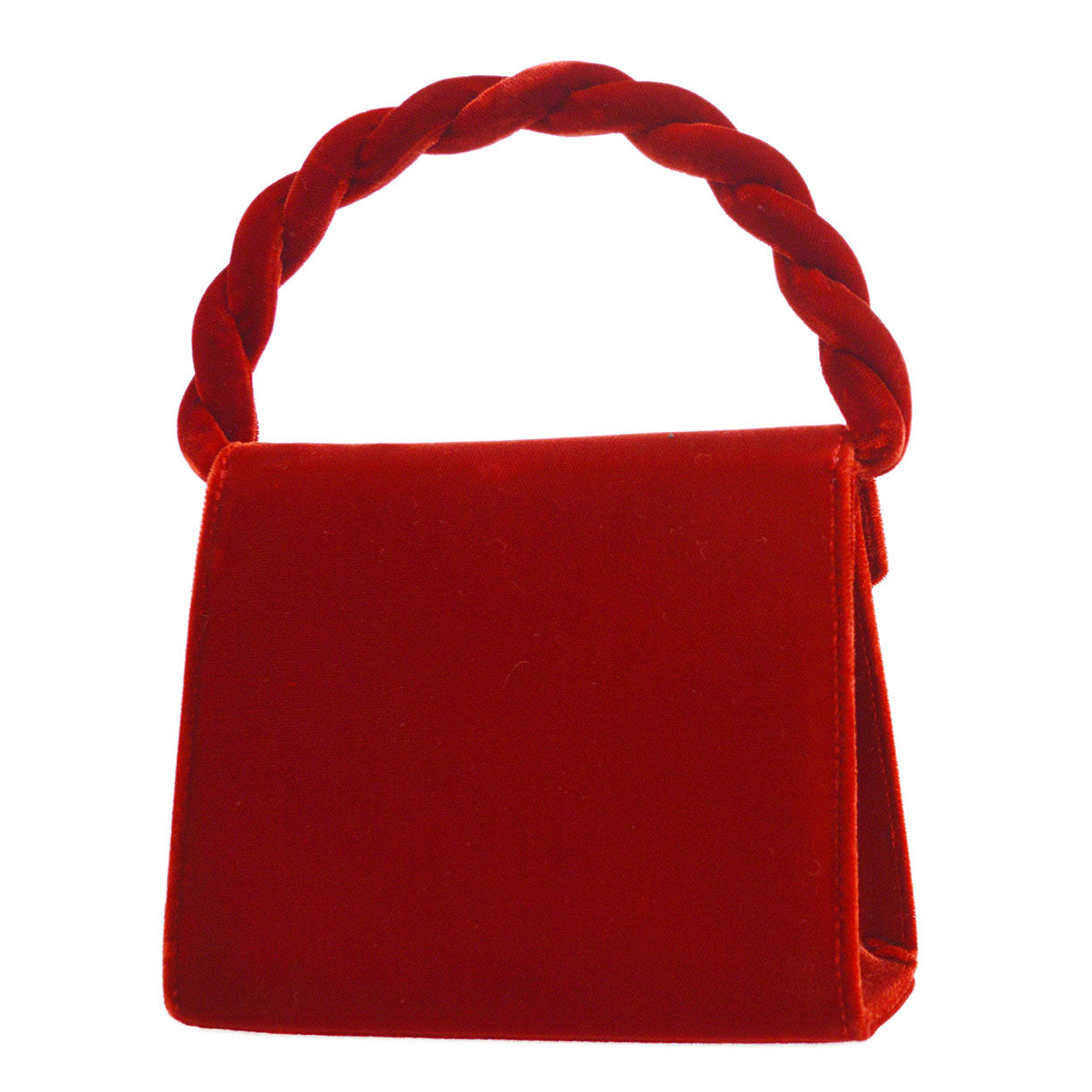 CHANEL * 1996-1997 Handbag Red Velvet 57060