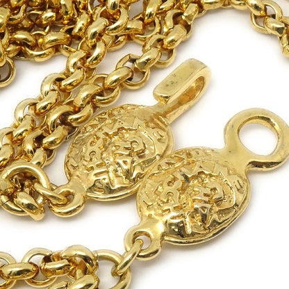 CHANEL 1995 Gold Chain Pendant Necklace 95A 27199