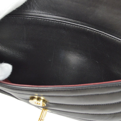 CHANEL 1991-1994 Horizontal Flap Small Black Lambskin