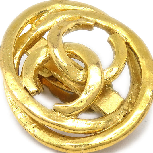 CHANEL Earrings Gold Clip-On 28 57958