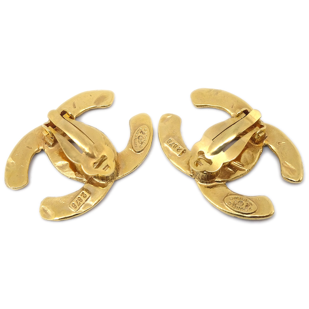 CHANEL Earrings Clip-On Gold 29/2878 97504