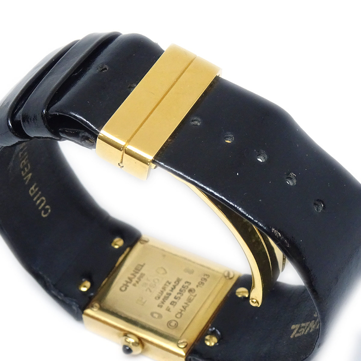 CHANEL 1993 Matelasse Watch 18KYG 87805