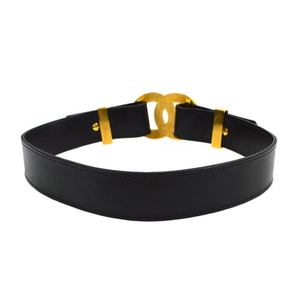 CHANEL Buckle Belt Black 70/28 96A Small Good 68472