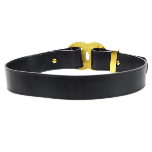 CHANEL Buckle Belt Black 70/28 96A Small Good 98398