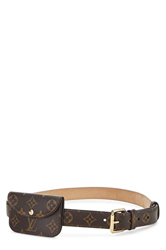 Louis Vuitton,  Monogram Canvas Pochette Solo Belt Bag, Brown