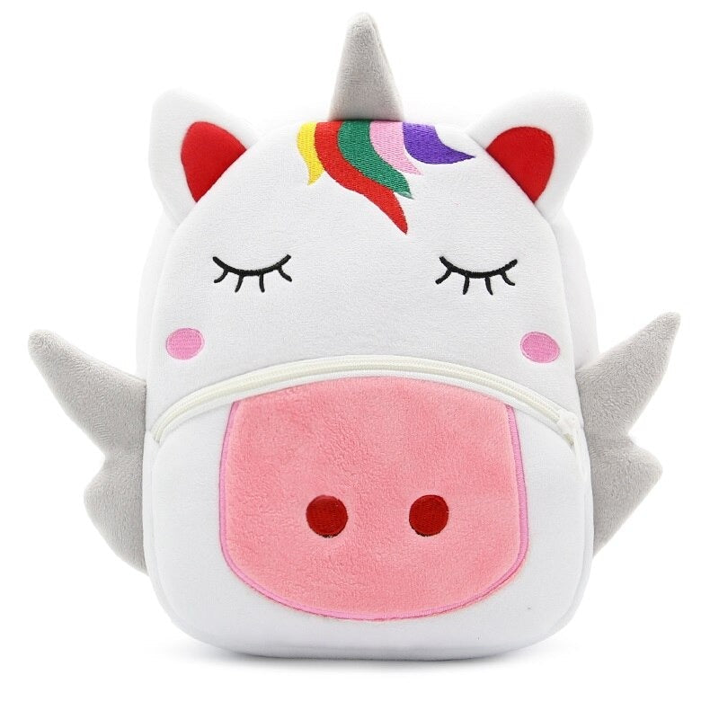 Cartoon Kids Plush Mini Kindergarten bag