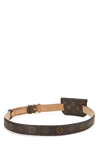 Louis Vuitton,  Monogram Canvas Pochette Solo Belt Bag, Brown